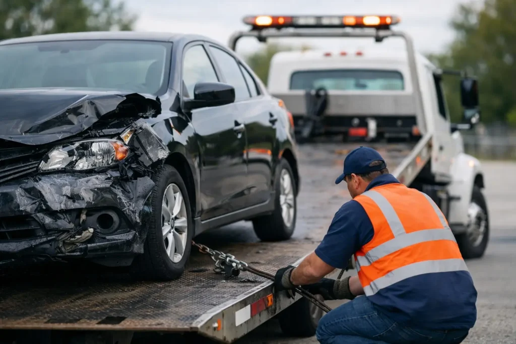 How to Move a Damaged Car Safely